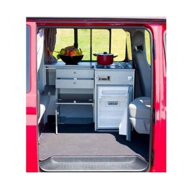 Virtuvės dalis su indauja, skirta Travel Style VW T5 kR Virtuvės dalis su indauja, skirta Travel Style VW T5 kR