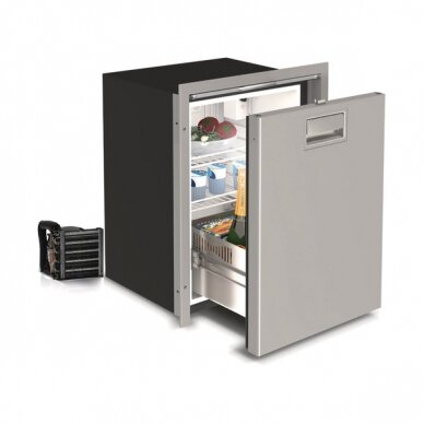 Vitrifrigo DW42 RFX nerūdijančio plieno stalčių šaldytuvas - 12/24V, 42 litrai Vitrifrigo DW42 RFX nerūdijančio plieno stalčių šaldytuvas - 12/24V, 42 litrai
