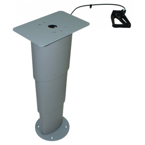 Vienos kolonos pakeliamas stalas Primero Comfort, 310-670mm, sidabro pilkas Vienos kolonos pakeliamas stalas Primero Comfort, 310-670mm, sidabro pilkas