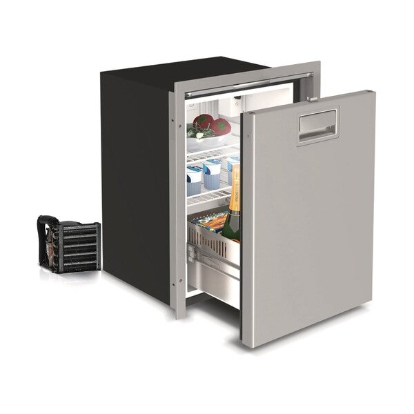 Vitrifrigo DW42 RFX nerūdijančio plieno stalčių šaldytuvas - 12/24V, 42 litrai Vitrifrigo DW42 RFX nerūdijančio plieno stalčių šaldytuvas - 12/24V, 42 litrai