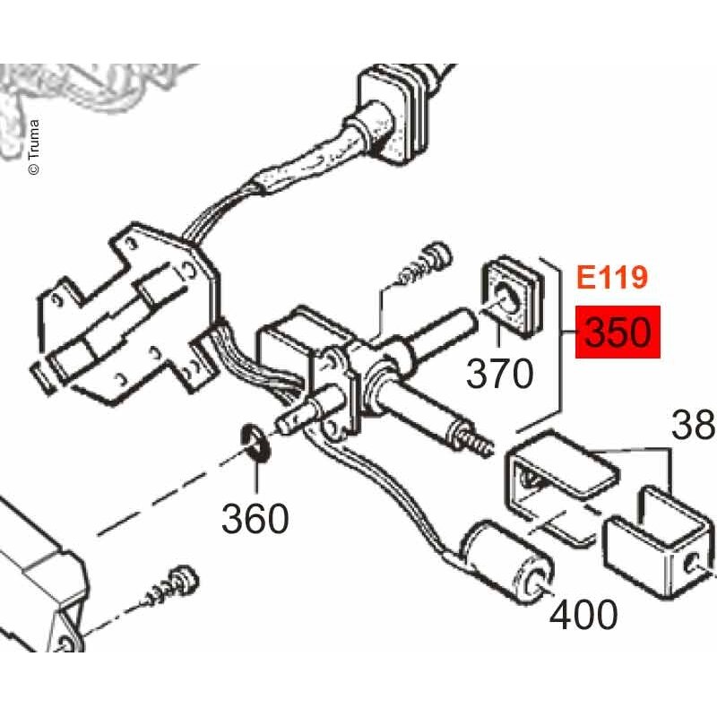 Vožtuvo korpusas E24/30mbar Vožtuvo korpusas E24/30mbar