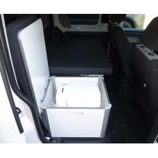 VW Caddy Camp Maxi daiktadėžė Porta Potti 335 - itin blizgi balta