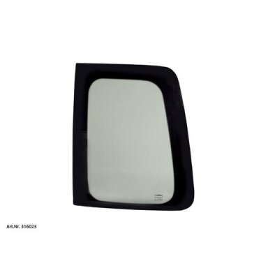 VW Caddy Maxi 2008-2020 galinių durų dešinės pusės langas VW Caddy Maxi 2008-2020 galinių durų dešinės pusės langas