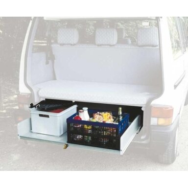 VWT4 Multivan galinis ištraukiamas antracito laminatas