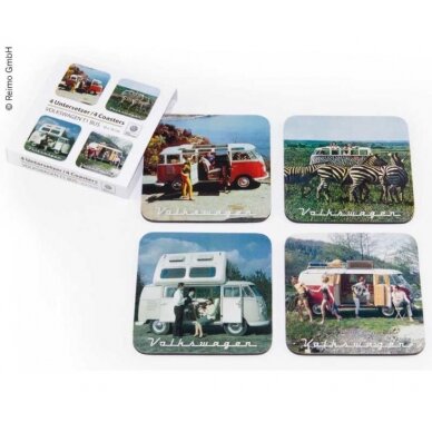 VW Collection padėkliukų rinkinys iš 4 vnt VW Collection padėkliukų rinkinys iš 4 vnt