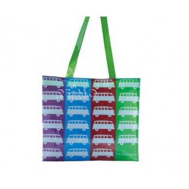 VW Collection T1 Bulli Bus Shopper Colors krepšys PVC - spalvingas 1