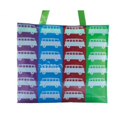 VW Collection T1 Bulli Bus Shopper Colors krepšys PVC - spalvingas