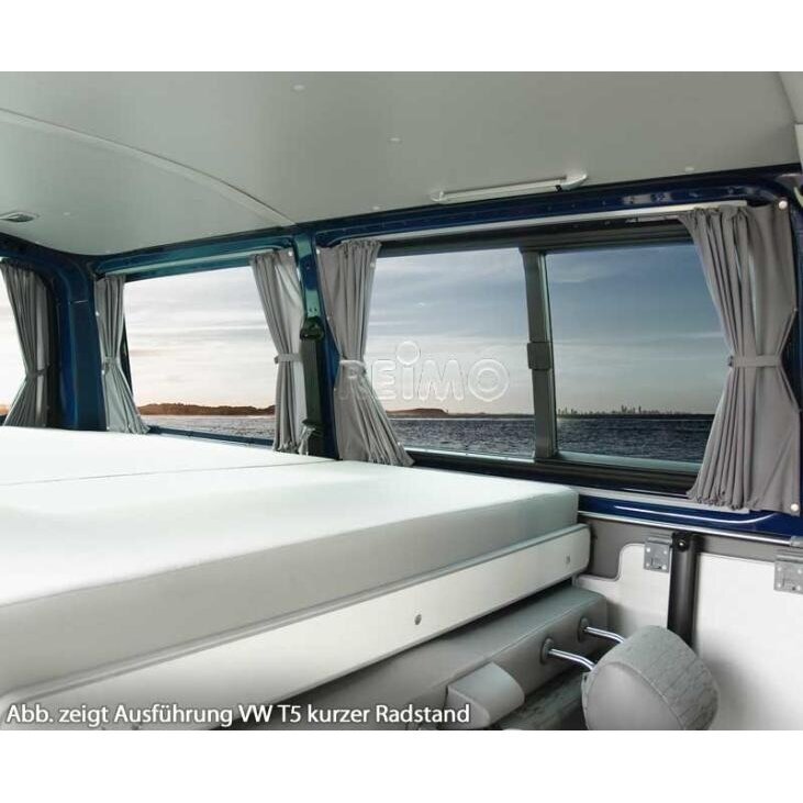 VW T5/T6 Multivan/Caravelle trumpos bazės 2003-2022 užuolaidos 1