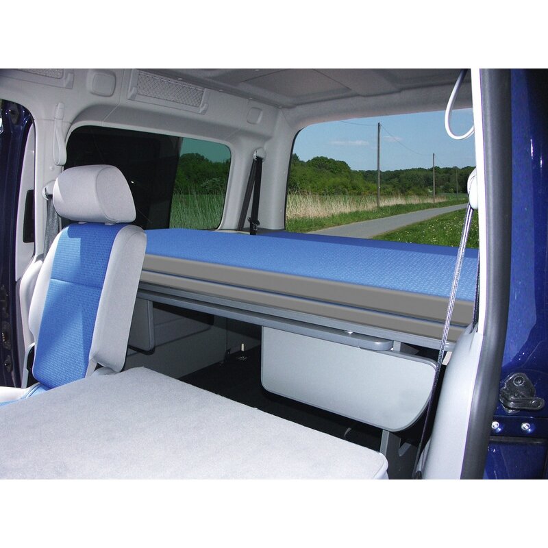 VW Caddy Maxi montuojama lovų sistema 200 x 133 cm su apmušalais + užvalkalais 4 VW Caddy Maxi montuojama lovų sistema 200 x 133 cm su apmušalais + užvalkalais 4