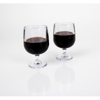 Vyno taurė PICCOLO 2 vnt., sukraunama 250ml, medžiaga: SAN