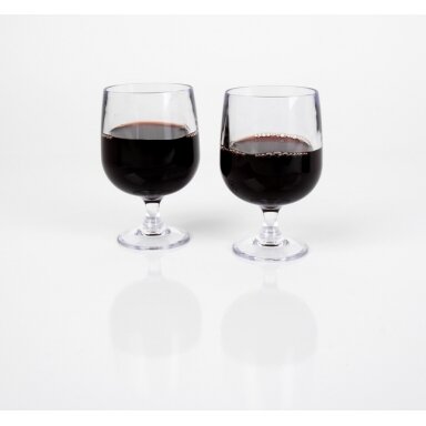Vyno taurė PICCOLO 2 vnt., sukraunama 250ml, medžiaga: SAN