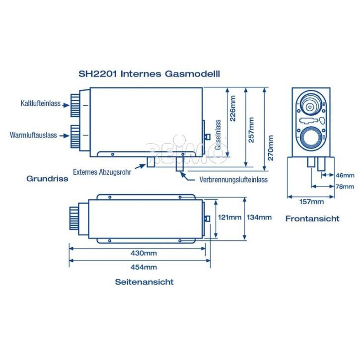 Webasto montavimas dujinis šildymas 2KW 1 Webasto montavimas dujinis šildymas 2KW 1