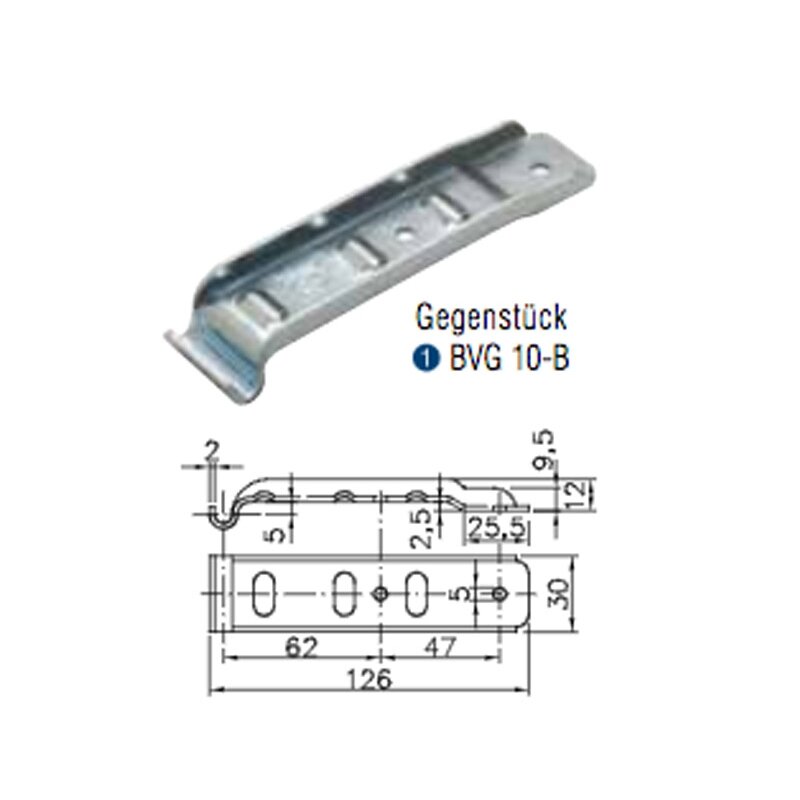 Winterhoff analoginis nuleidžiamas užraktas BVG 10-B