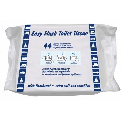Yachticon Easy Flush tualeto servetėlės 44vnt Yachticon Easy Flush tualeto servetėlės 44vnt