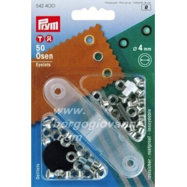 Žalvario kilpos, Ø4 mm sidabro spalvos