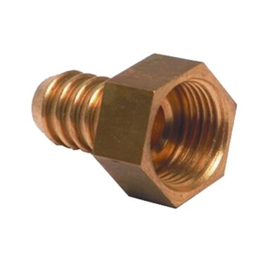 Žalvario snapelis vos 1/2 colio x 12 mm lanksčioms 12 mm žarnoms