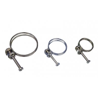 Žarnos spaustukas spiralinei žarnai 19 mm (3/4") Žarnos spaustukas spiralinei žarnai 19 mm (3/4")