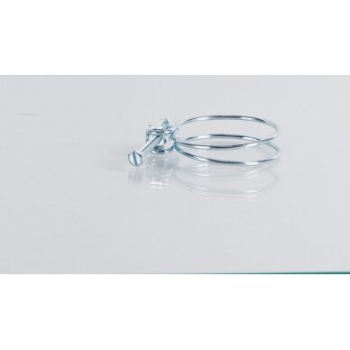 Žarnos spaustukas spiralinei žarnai 40 mm, 2 vnt Žarnos spaustukas spiralinei žarnai 40 mm, 2 vnt