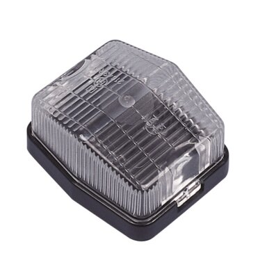 Žibintas 12V su juodu pagrindu, L71 x A61 x D37 mm